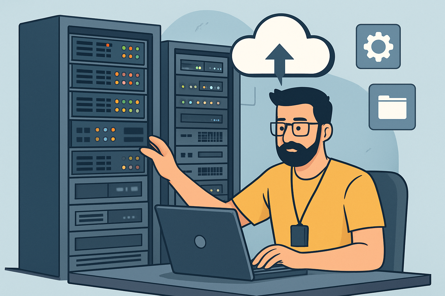 IT professional managing server and cloud systems for a small business IT professional managing server and cloud systems for a small business